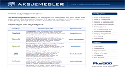 Desktop Screenshot of aksjemegler.net