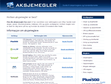 Tablet Screenshot of aksjemegler.net